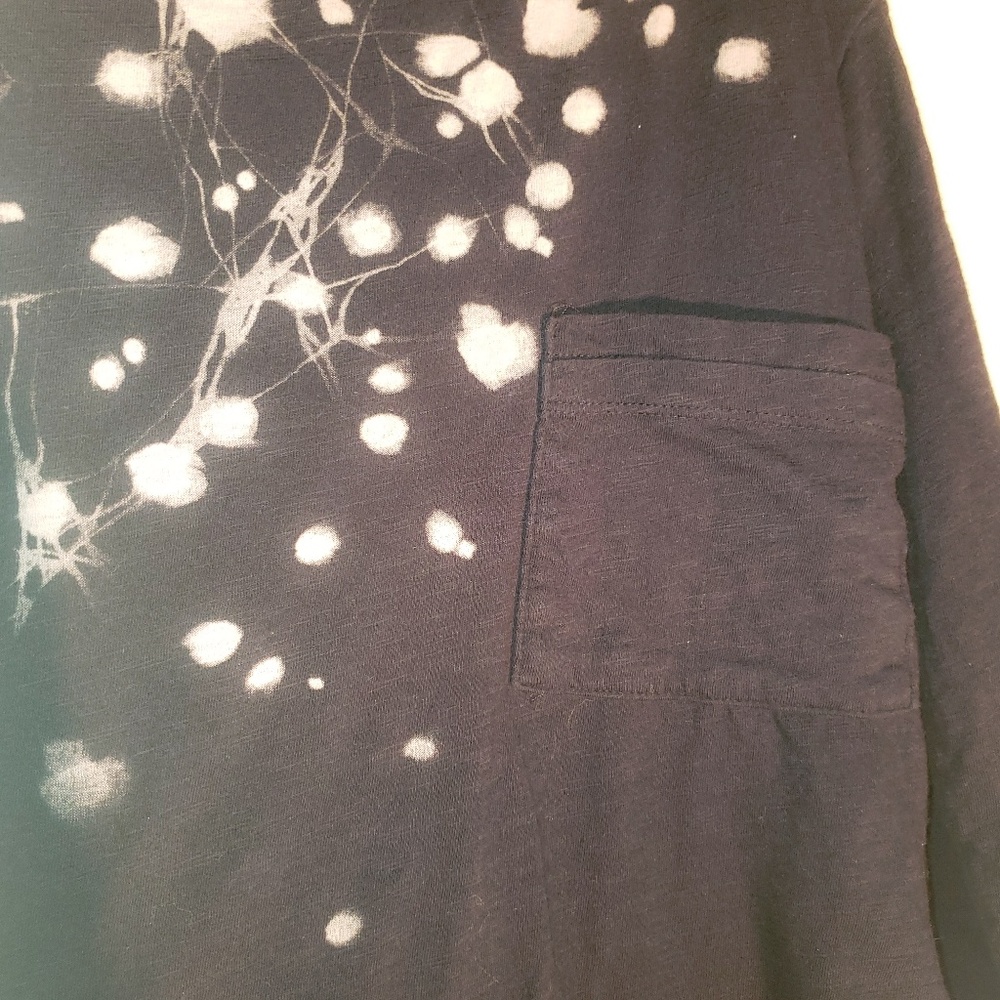 Silence + Noise | Black Splatter Lagenlook Tunic - Picture 3 of 6